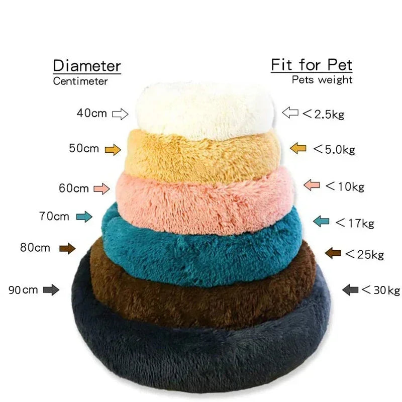 🐾 Super Lit Moelleux en Peluche – Nid Douillet pour Chats & Petits Chiens