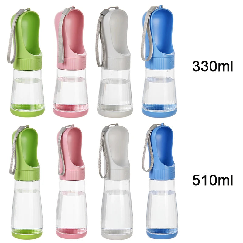 🐾 Bouteille d’Eau & Gamelle 2-en-1 pour Chiens et Chats – Portable & Étanche