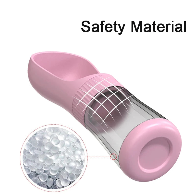 🐾 Bouteille d’Eau & Gamelle 2-en-1 pour Chiens et Chats – Portable & Étanche