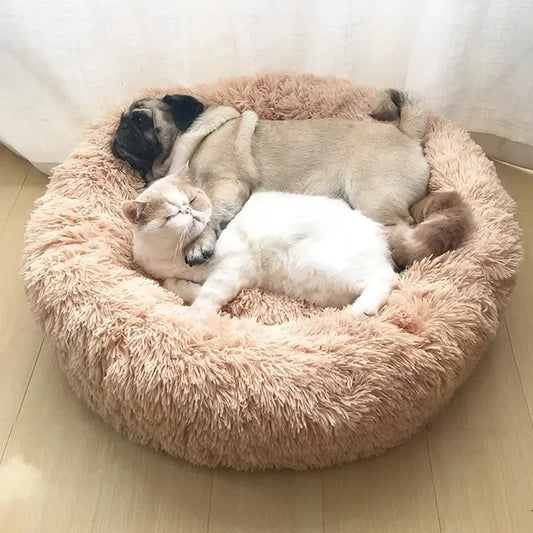 🐾 Super Lit Moelleux en Peluche – Nid Douillet pour Chats & Petits Chiens