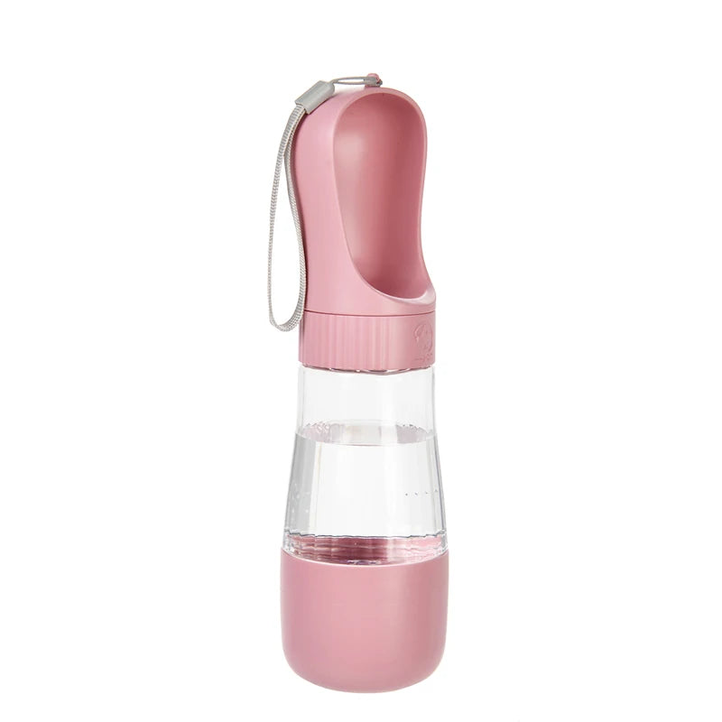 🐾 Bouteille d’Eau & Gamelle 2-en-1 pour Chiens et Chats – Portable & Étanche